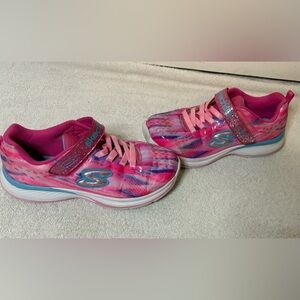 Skechers Girls Jumpin Jams Dream Runner Pink Shoes Size 3